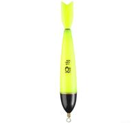 Glow-in-the-Dark Rocket Tail Fishing Float for Long-Distance Casting, Day & Night Use, ABS Material, 10g, 11-17cm Sizes(14.5 Cm, 15g Weight)