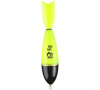 Glow-in-the-Dark Rocket Tail Fishing Float for Long-Distance Casting, Day & Night Use, ABS Material, 10g, 11-17cm Sizes(11cm Weight 5g)
