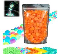 Glow in The Dark Rocks for Outdoor Garden, Night Guide Luminous Pebbles, Glowing Rocks for Garden Outdoor, for Backyard, Pathway, Driveway, Fish Tank, Aquarium (200pcs,Orange)