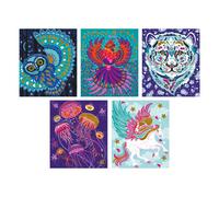 Glow-in-the-dark sand and glitter kit - Janod x Hachette Multicoloured one size