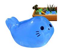 Glow in the Dark Seal Figures - Tiny Resin Animal, Adorable Miniature, Stress Relief Toy | Exquisite Party Favor, Decoration, Easter Gift, Aquarium Ornament, Collectible for Kids and Adults