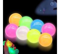 Glow in the Dark Sensory Balls,Upgraded Glorbs Balls, Glows in the Dark Sticky Balls,Sticky Balls to Throw at Ceiling, Stocking Stuffers,Cool Stuff & Party Favors,Stress Balls for Adults,Kids (8PCS)
