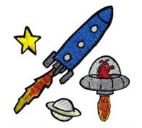 Glow In The Dark Sew On Patch Set