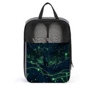 Glow in The Dark Shoe Bag Shoe Bags for Travel Waterproof Shoe Bag Shoes Storage Organizer with Zipper & Handle Sneaker Bag Shoe Pouch, style, One Size, Shoe Bags for Travel