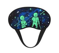 Glow in The Dark Sleep Eye Mask for Women Men Soft and Comfortable Sleep Mask Blackout Sleeping Eye Cover for Travel Yoga Nap Shift Work