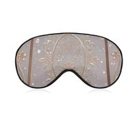 Glow in The Dark Sleep Mask Light Blocking Eye Cover Polyester Eye Mask with Elastic Strap Blindfold for Side Sleeper Sleeping Masks Face Hugging for Women Men Travel