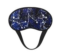 Glow in The Dark Sleeping Mask for Adults Blackout, Comfortable Eye Mask Blocking Light for Travel, Yoga