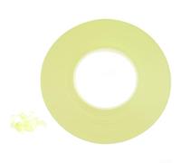Glow In The Dark Soft Rubber Tape 100m Enhanced Visibility for Saltwater Fishing Hook Wrapping Lure Tail Upgrade High Elasticity Multiple Colors for Anglers Inshore Offshore Use(Yellow)