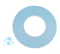 Glow In The Dark Soft Rubber Tape 100m Enhanced Visibility for Saltwater Fishing Hook Wrapping Lure Tail Upgrade High Elasticity Multiple Colors for Anglers Inshore Offshore Use(Blue)