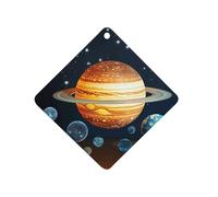 Glow in The Dark Solar Star Car Air Freshener Hanging, Long Lasting Scented Car Aromatherapy Tablets, Rhombus Fragrance Scented Cards for Vehicles, Bedroom, Wardrobe White-style