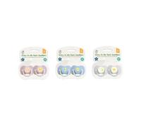 Glow in the Dark Soothers/Dummies x2 Assorted Pack of 24 BAB6500OB