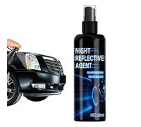 Glow In The Dark Spray - 120ml Glitter Night Reflective Agent,Reflective Spray Paint,for Fabric Clothes Car Bike Outdoor Fishing Cycling Running Backpack Helmet Stroller