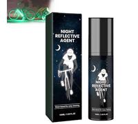 Glow In The Dark Spray Paint,100ML Glow in The Dark Paint Outdoor,Clear Spray Paint That Glows White in The Dark Paint,Fluorescent Spray Paint for Clothes,Skateboards,Bicycle (white)