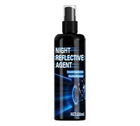 Glow In The Dark Spray Paint - 120ml Night Reflective Agent, Fluorescent Reflective Spray For Fabric Clothes Cars Bikes Outdoor Safety, Night Cycling, Running