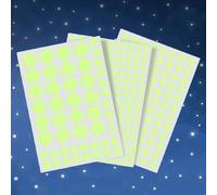 Glow in The Dark Star,452 PCS Stars Wall Stickers Luminous Adhesive Starry Sky Decoration for Kids Room Ceiling & Nursery DIY Space Theme Wall Art Glowing Stars for Bedroom & Living Room