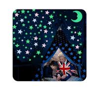 Glow in The Dark Stars Ceiling, 220PCS Moon and Star Glow in The Dark Stickers, 4D Luminous Wall Stickers for Bedrooms Accessories and Space Wall Stickers