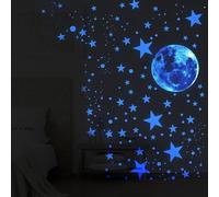 Glow in The Dark Stars for Ceiling, Kids Wall Stickers, Glow in The Dark Stickers, Ceiling Stars, Wall Stickers Kids for Living Room Bedroom Bathroom Nursery Decor