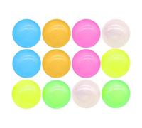Glow in the Dark Sticky Ball - Glowing in the Dark Stress Balls 12 Piece - Squeeze Stress Relief for Teens Adults Kids Girl Boy Party Beach Birthday