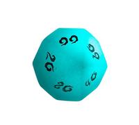 Glow-in-The-Dark Stone Dice - Hand-Carved Gemstone Dice D4 D6 D8 D10 D12 D20 Percentile or 7PCS Polyhedral Set for DND & RPG Games(D00Face)