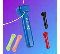 Glow-in-The-Dark String Shooter, USB Charging Rope Launcher, Christmas Stocking Holiday Portable Loop Fidget Gift For Kids, Adults(D)