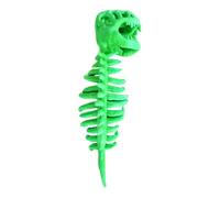 Glow-in-the-Dark T-Rex Skeleton Pet Costume,Soft Plush Dinosaur Outfit for Cats and Dogs,Funny Halloween Cosplay Hood Suit for Party Trick-or-Treat,Halloween Costumes(F-31.5 inch)