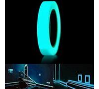Glow in The Dark Tape, Luminous Tape Self Adhesive, Removeble Luminescent Tape, for Safety Egress Markers Stairs, Walls, Steps, Exit-Sign (3m x 1.5cm,Blue)