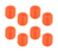 Glow In The Dark Tire Valve Caps | 8 Piece 0.8cm Universal Car Decor - Fluorescent Wheel Valve Covers | for Motorcycles Car SUVs Bicycles Motorbikes, Night Driving