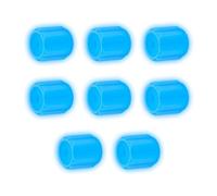 Glow In The Dark Tire Valve Caps, High Visibility,1.5x1.2x1.2cm, Fluorescent Stem Caps, Night Visibility Accessories, Enhancing Car Appearance, For Car SUVs Trucks Motorcycles Motorbikes Bicycles E-Bi