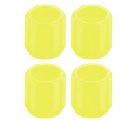 Glow in The Dark Tire Valve Caps - Night Tyre Plug, LED Valve Seal | 4pcs Fluorescent Cap Set, Bright Stem Air Cover for Bicycles Automobiles Trucks Sports Cars Scooters Road Safety Enhancer