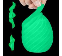 Glow in the Dark Twisty Fidget Egg 3D Printed Spiral Sensory Fidget Toy for Kids Boys Girls Easter Gifts Easter Egg Hunt Toys Party Bag Fillers Christmas Stocking Fillers,Green