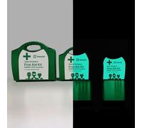 Glow in The Dark Value Aid First Aid Kit Small BS8599-1 Compliant FA Kit