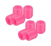 Glow in The Dark Valve Stem Caps | 8 Piece 0.3 Inch Car Accessories | Fluorescent Wheel Valve Stem Caps - for Safe Night Driving, Car SUVs Trucks Bicycles Sedans