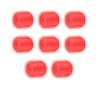 Glow in The Dark Valve Stem Caps - 8 Piece 0.8cm Universal Car Decor | Fluorescent Valve Stem Covers,for Safe Night Driving, Car SUVs Trucks Bicycles Sedans