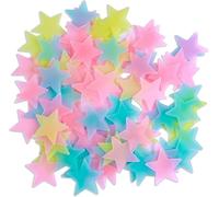 Glow in The Dark Wall Decor 100 PCS Glowing Stars Stickers for Kids Bedroom Wall Decals Stickers for Decorations Baby Toddler Room Decor for Girls Star