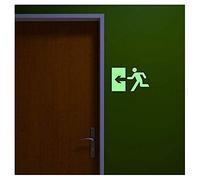 Glow in The Dark Wall Sticker Exit Symbol - 15 x 25cm