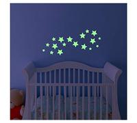 Glow in The Dark Wall Sticker Simple Stars - 25 x 20cm