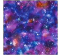 Glow In The Dark Wallpaper Galaxy Space Stars Kids Bedroom Purple Blue Glitter