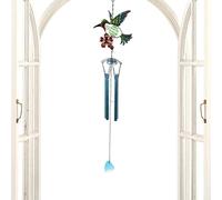 Glow in The Dark Wind Chimes - Outdoor Garden Chime, Glowing Bird Ornament | Decorative Hanging Accent, Luminous Wind Bell for Patio Spaces, Yard Decor, Night Ambience, Relaxing Vibes