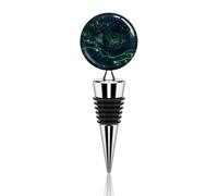 Glow in The Dark Wine Stoppers Reusable Wine Bottle Stopper Decorative Champagne Stoppers Silicone Beverage Bottle Sealer Keep Fresh, Leakproof Wines Saver for Bar Party Decor