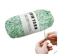 Glow in the Dark Wool Yarn Ball of Glow in the Dark Yarn for Crochet and Knitting, Luminous Yarn Polyester Crochet Yarn for Art Crafts (57.9 yards/50g)