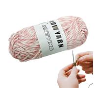 Glow in the Dark Wool Yarn Ball of Glow in the Dark Yarn for Crochet and Knitting, Luminous Yarn Polyester Crochet Yarn for Art Crafts (57.9 yards/50g)