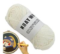 Glow in The Dark Yarn - 2mm 50g Polyester Knitting Crochet Yarn, Luminous Soft DIY Crochet Thread | for Handmade Fabric Decor | Thanksgiving Holiday Party Decoration, Home Dormitory DIY Art Crafts