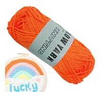 Glow in The Dark Yarn - 2mm 50g Polyester Knitting Crochet Yarn, Luminous Soft DIY Crochet Thread | for Handmade Fabric Decor | Thanksgiving Holiday Party Decoration, Home Dormitory DIY Art Crafts