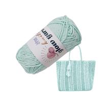 Glow in The Dark Yarn for Crochet and Knitting, Polyester Luminous Sewing Yarn, DIY Craft Thread for Scarves Hats Gloves Sweaters Shoes Handmade Projects