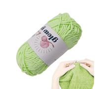 Glow in The Dark Yarn for Crochet and Knitting, Polyester Luminous Sewing Yarn, DIY Craft Thread for Scarves Hats Gloves Sweaters Shoes Handmade Projects