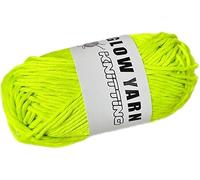 Glow in The Dark Yarn for Crochet,Luminous Crochet Yarn Glow Sewing Craft for DIY Arts Crafts Halloween Knitting Sewing Crocheting Supplies,Yarn for Beginners Crochet Kit Making