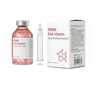 Glow Intensive PDRN Ampoule, PDRN Pink Vitamin Glow Boosting Ampoule with Copper Peptides & Vitamin B12 Serum for Face, Collagen & Multi Peptides & Hyaluronic Acids | Korean Skincare, 40ml
