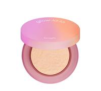 Glow-la-la 3 g Net wt. 0.1 oz. Velvet powder highlighter (Luna (light medium))