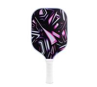 Glow LED Pickleball Racket - Lightweight Fiberglass Paddle, Ergonomic Non-Slip Handle, Durable Honeycomb Core Design | Outdoor Night Pickleball Gear For Adults Kids, Competitive Court Play