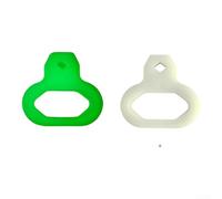 Glow-Luminescent Regulator Holder Engineered in Flexible Silicone with Intuitive Quick Release for Subsurface Use (Fluorescent Green)